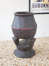 Load image into Gallery viewer, Ethiopian Sculptural Early 20th Century Finely Carved Wood Cup ,African Art Décor,Hand-Carved Wood,Ethiopian Furniture,carved cup
